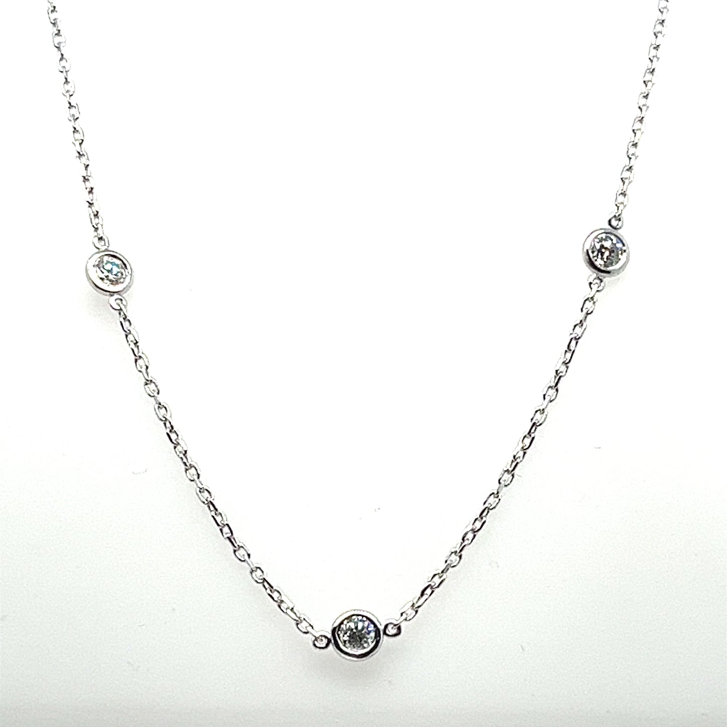 Diamond by the yard necklace