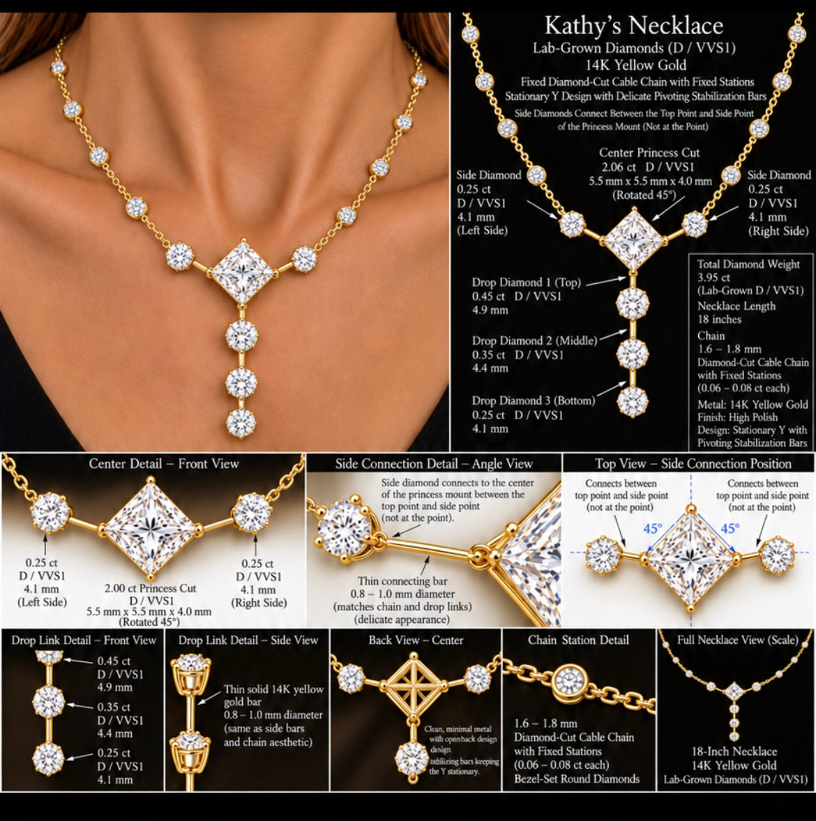 Custom necklace for Kathy