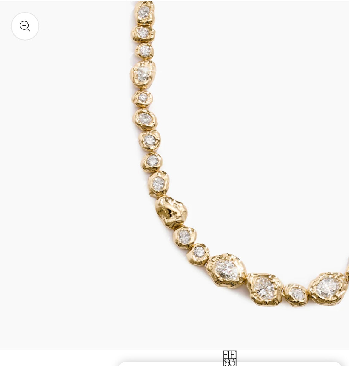Diamond tennis necklace (balance)
