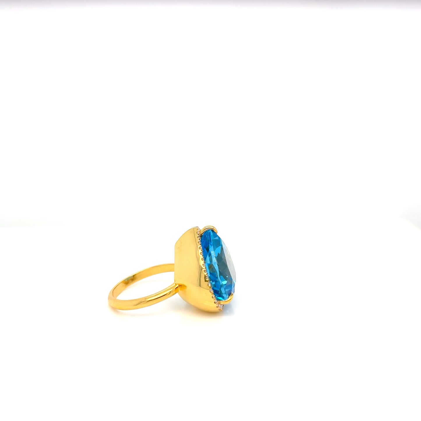 The Heart Topaz Ring