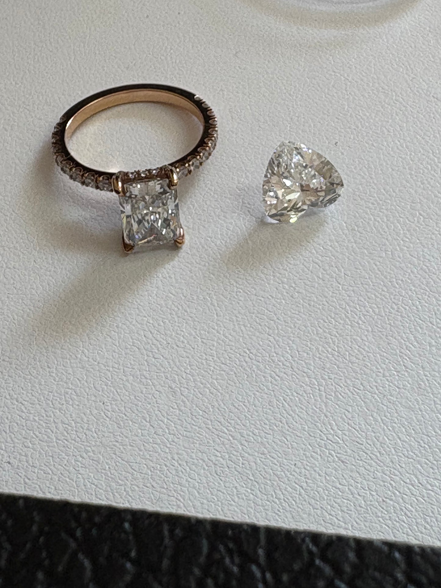 Deposit for heart diamond ring