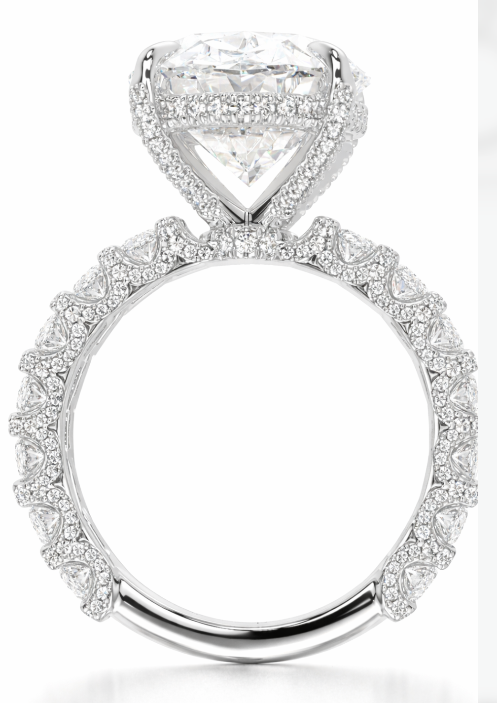 Custom oval engagement ring (payment) (Copy)