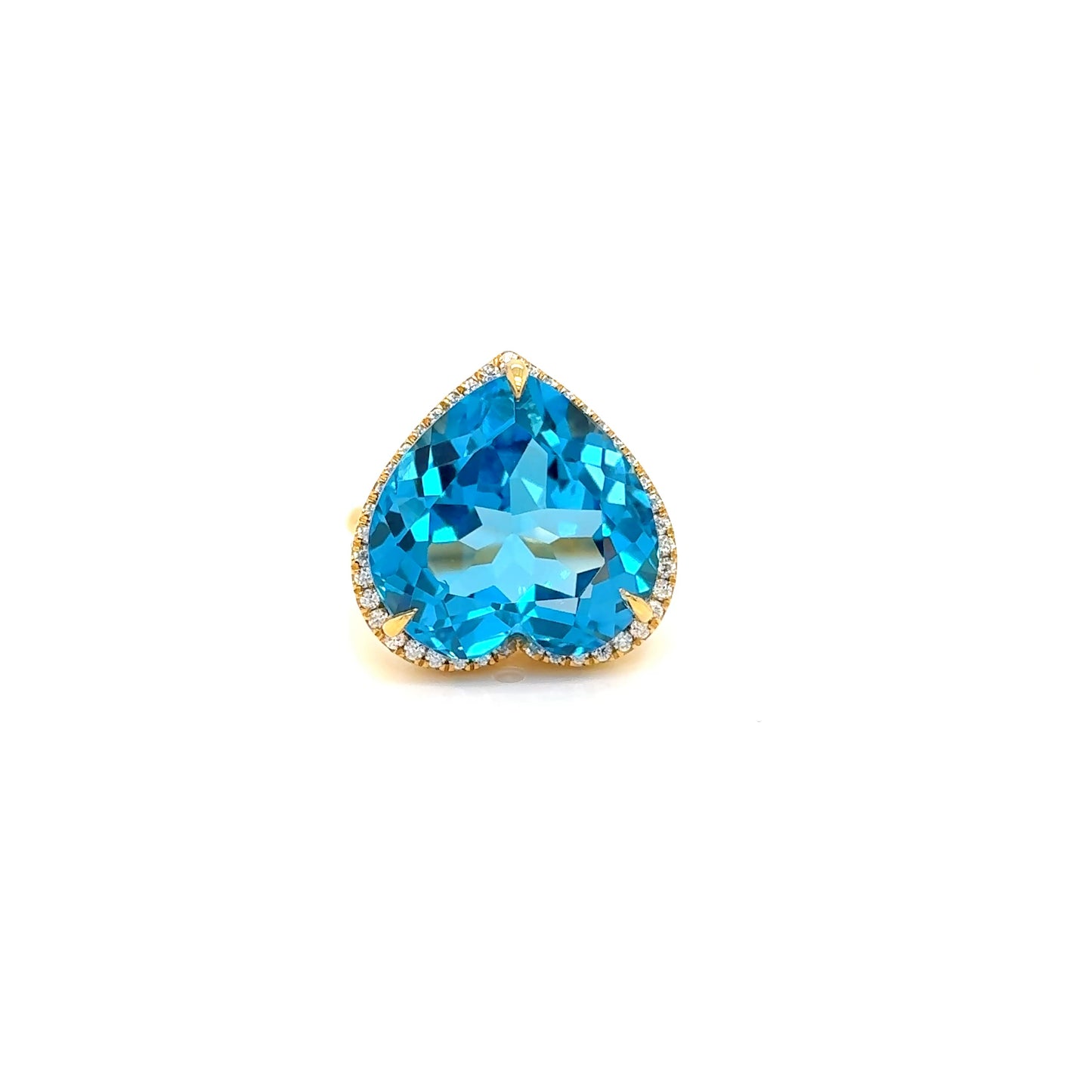 The Heart Topaz Ring