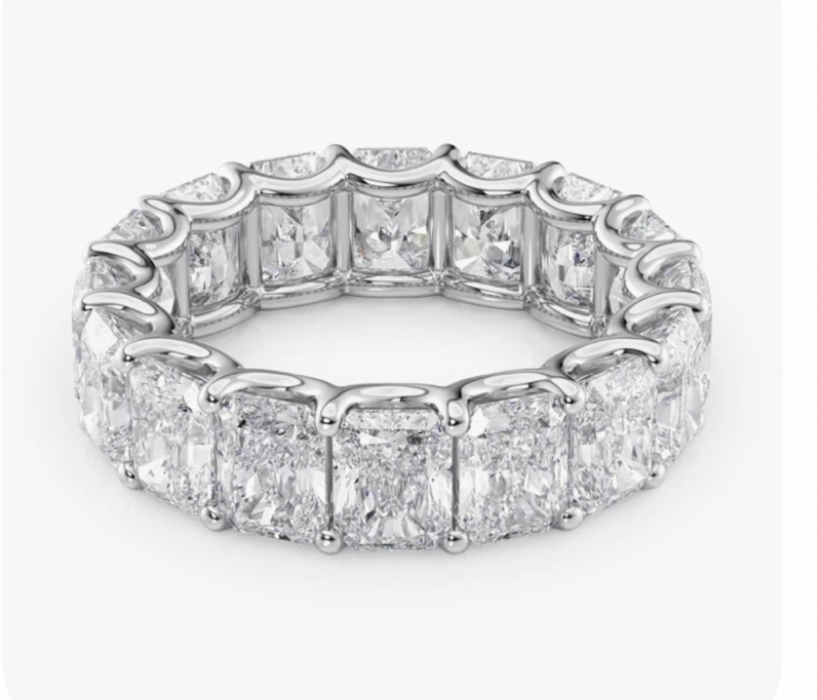 Radiant eternity band