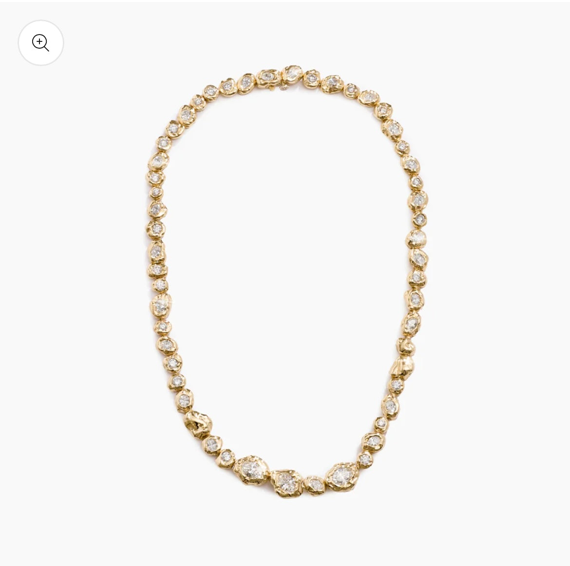 Diamond tennis necklace (balance)