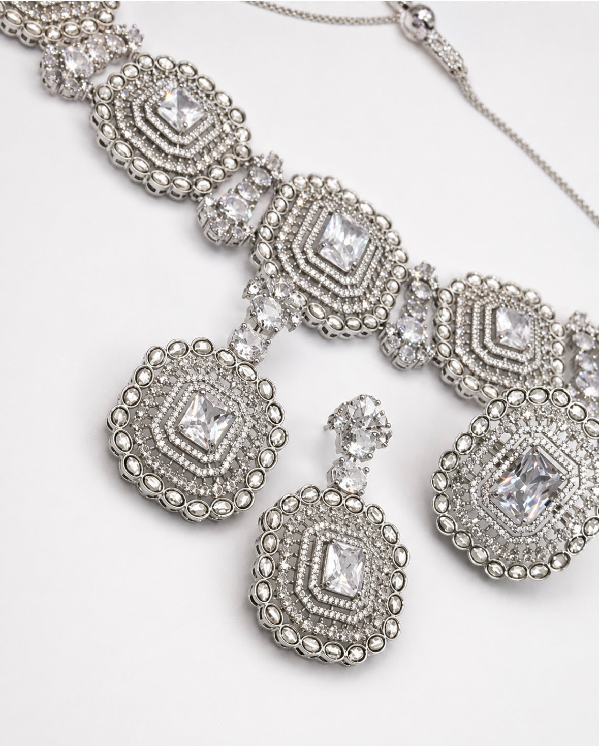 Deco Statement Drop Earrings — Celebrity-Worn Original