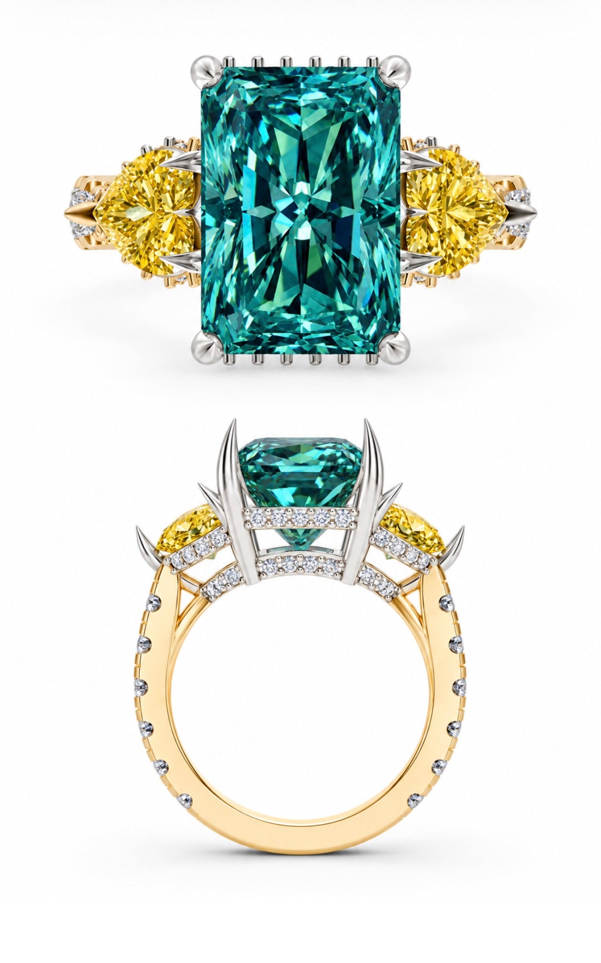 Custom 3 stone ring