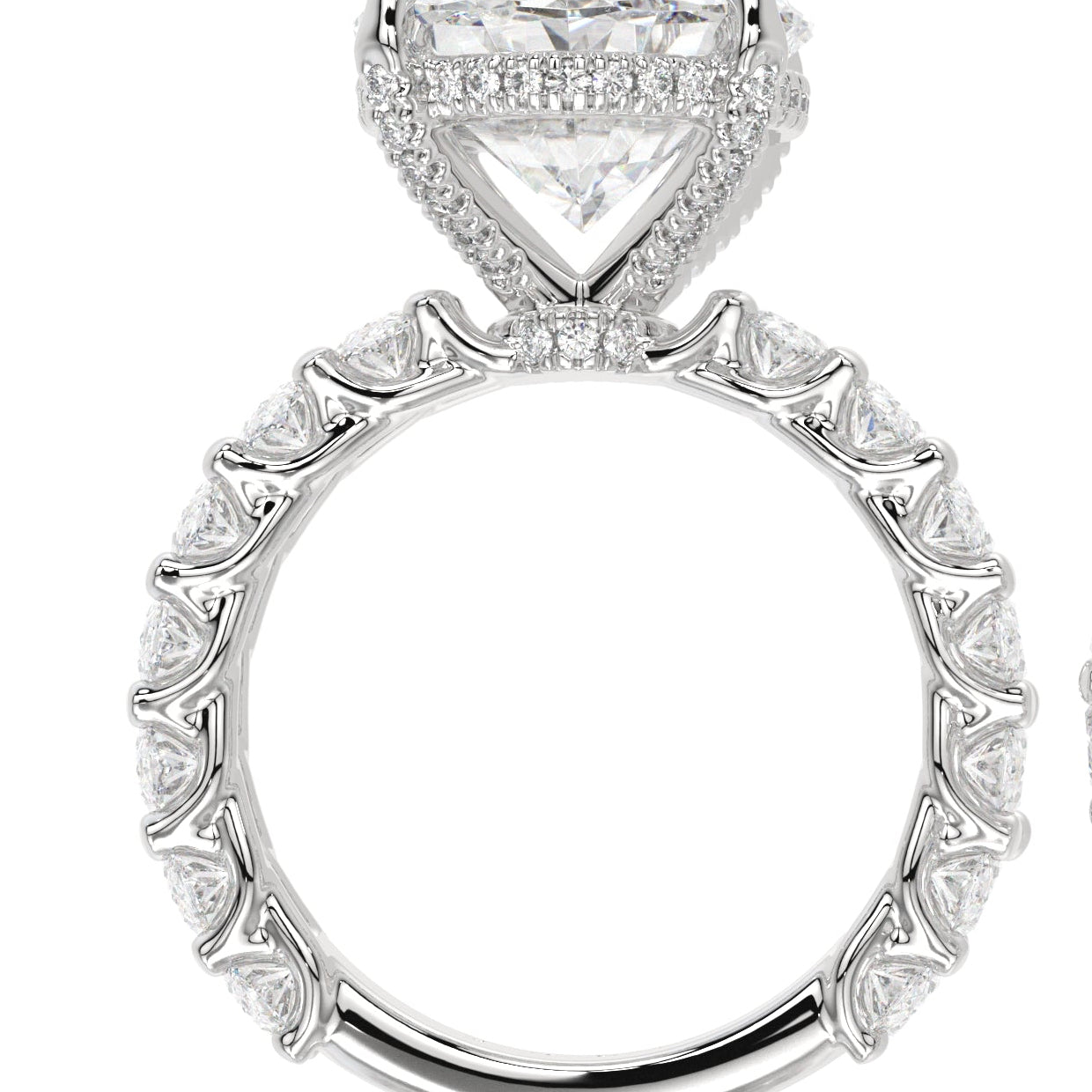 Custom oval engagement ring (deposit)
